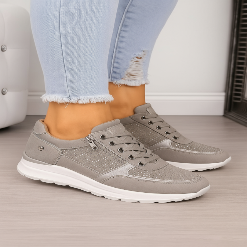 Ava - Buty Sportowe z Zamkiem