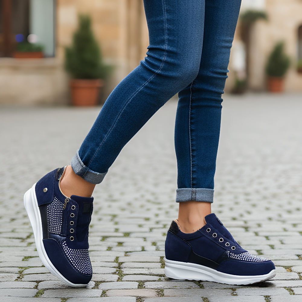 Ava - Buty Sportowe z Zamkiem