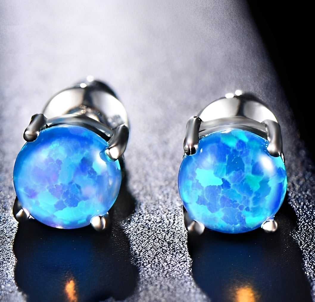 Camille – Pendientes eleganckie w opalu