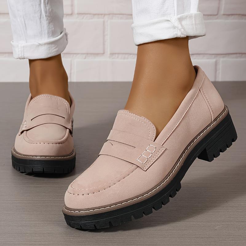 Bethan – Loafery damskie – stylowe z grubą podeszwą