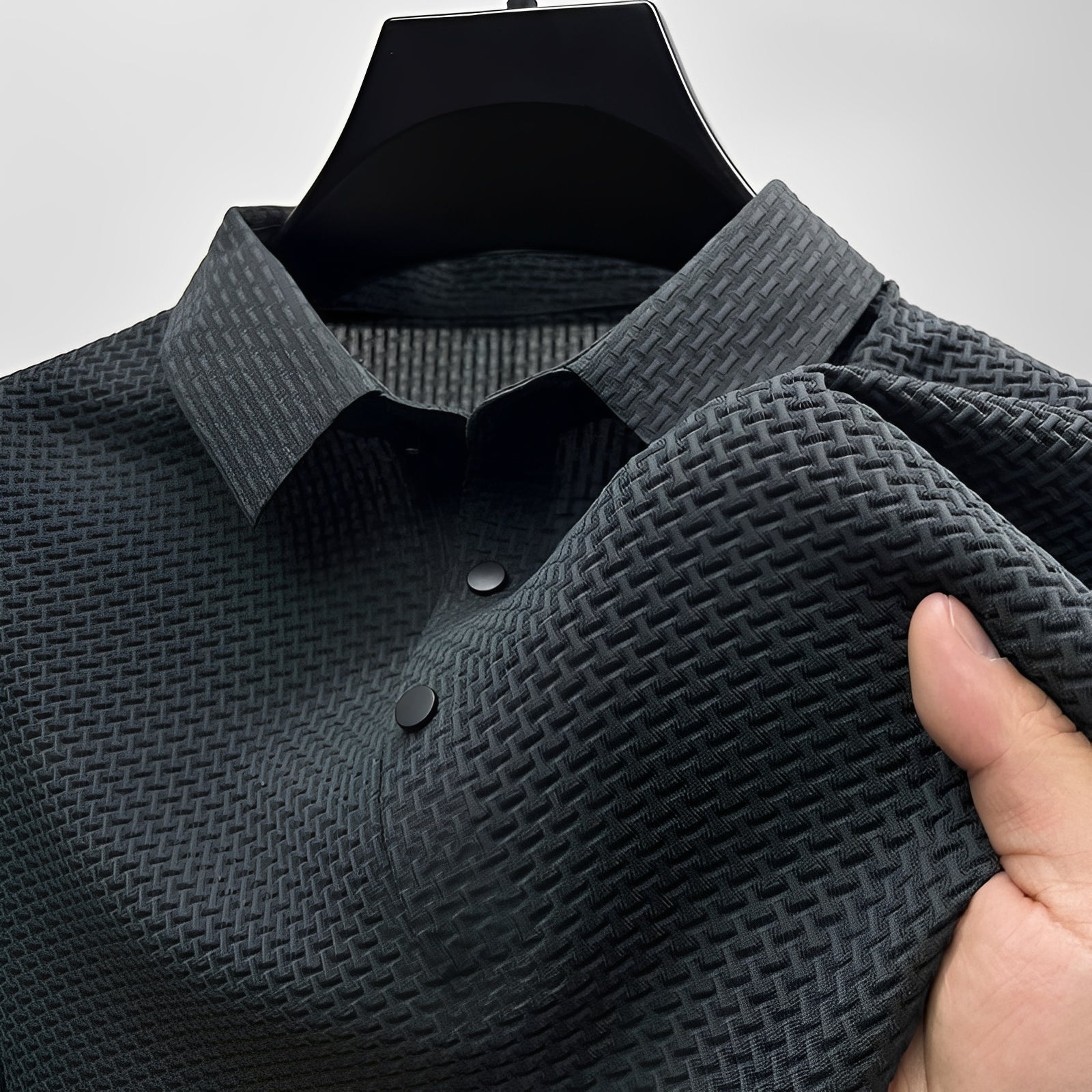 Stan - Elegancka koszulka polo z krótkim rękawem dla mężczyzn
