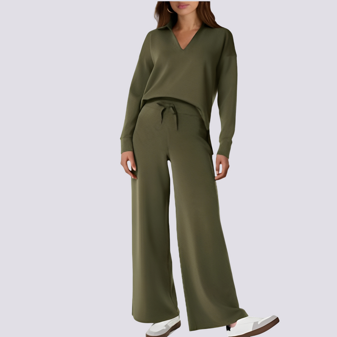 Tiana - Swobodny, wygodny zestaw loungewear dla kobiet