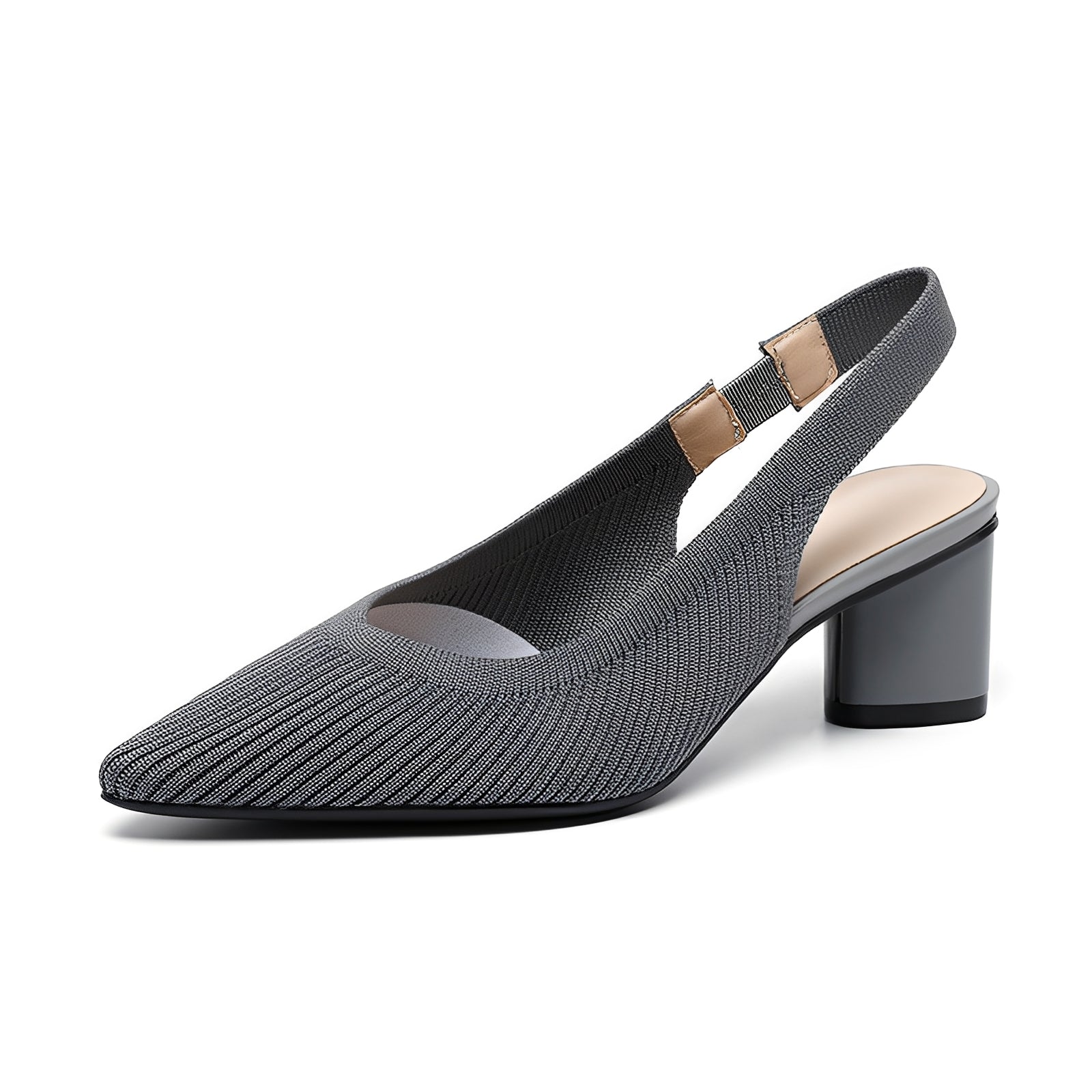 Dannon - Stylowe Sandały na Obcasie Slingback