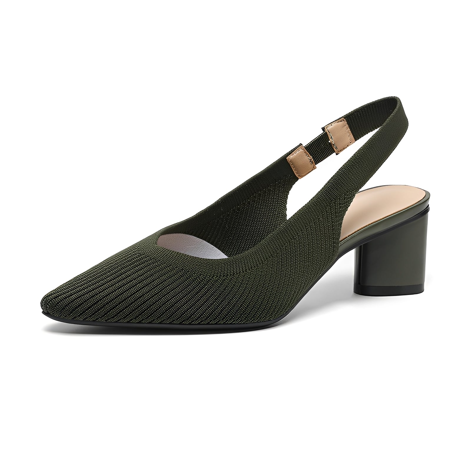 Dannon - Stylowe Sandały na Obcasie Slingback