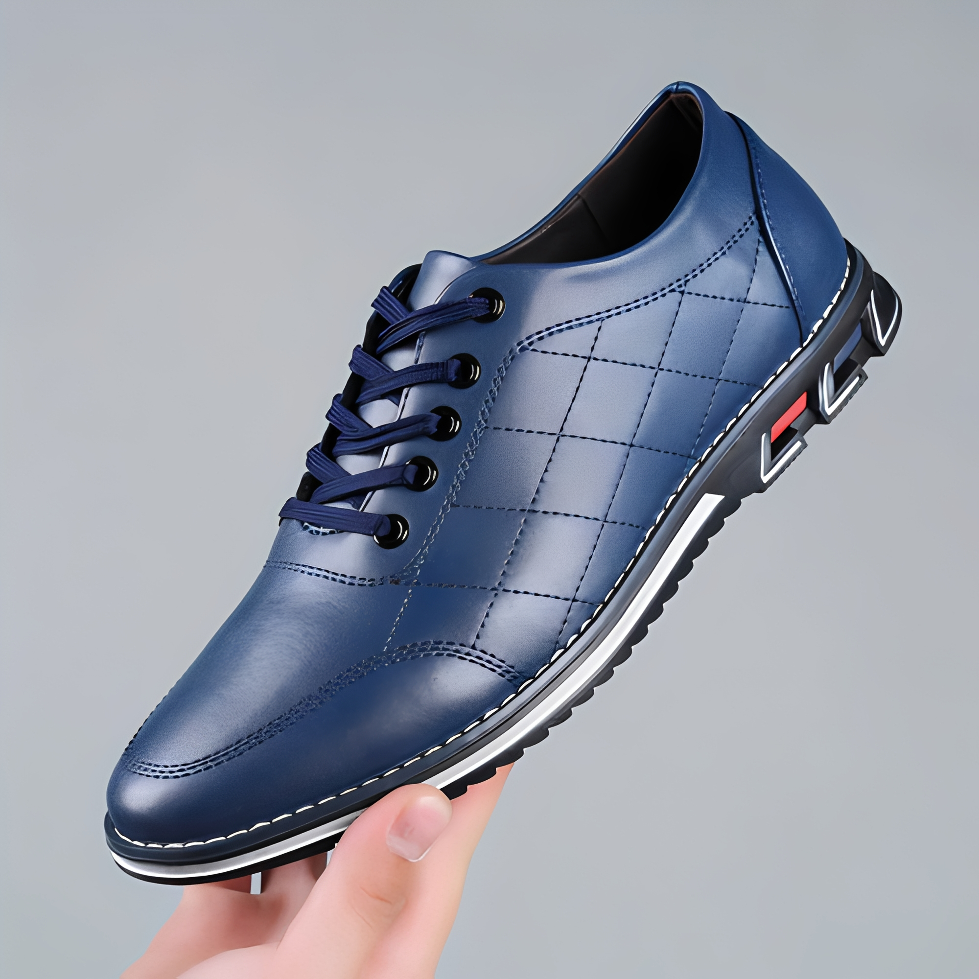 Edvin - Stylowe męskie buty sznurowane na co dzień