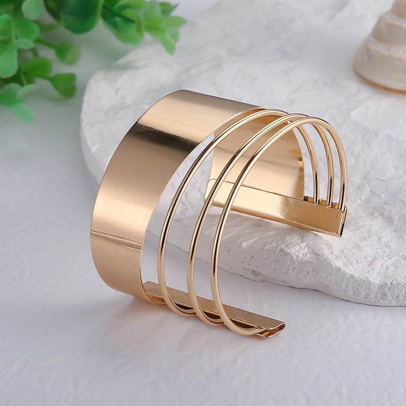 Yuki – Pulsera vintage klasyczna w złocie