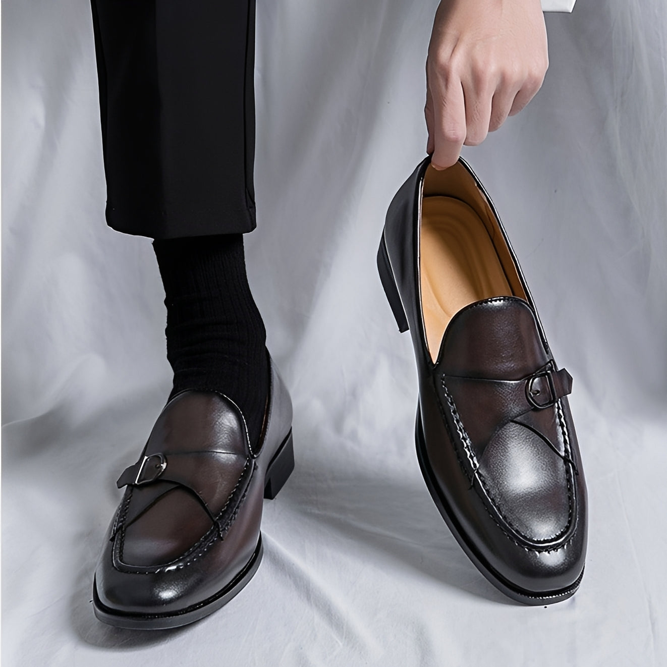 Dillon - Retro formalne loafersy