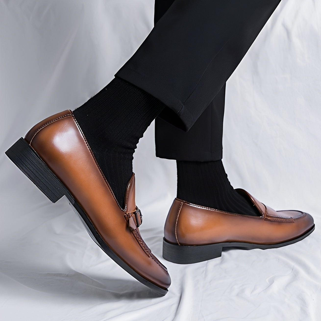 Dillon - Retro formalne loafersy