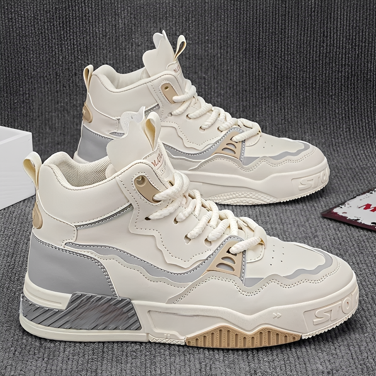 Jacques - Nowoczesne buty z sznurowadłami