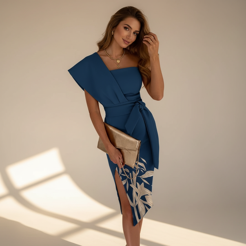 Viviana - Elegancka i Stylowa Sukienka Midi