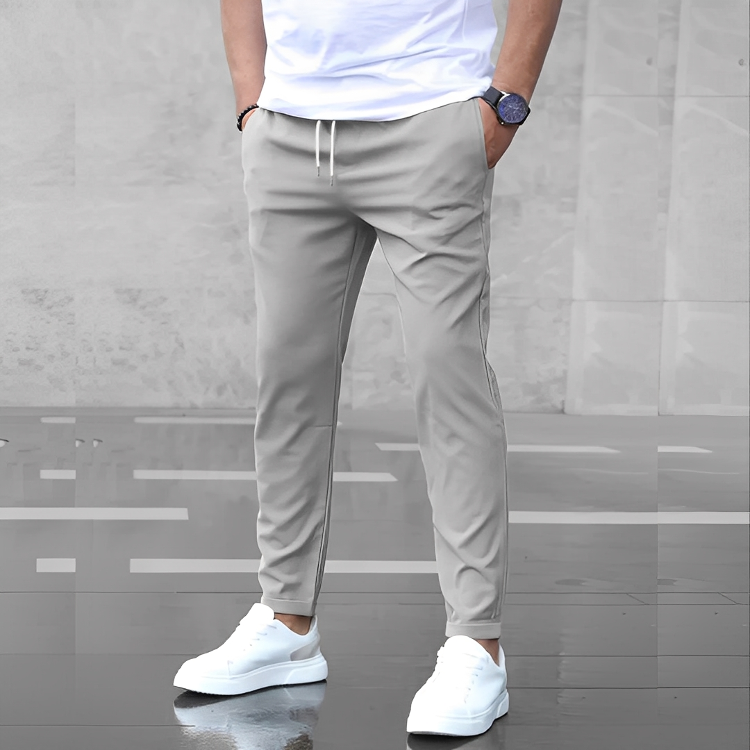 Aljure - Luźne spodnie Slim-Fit dla mężczyzn