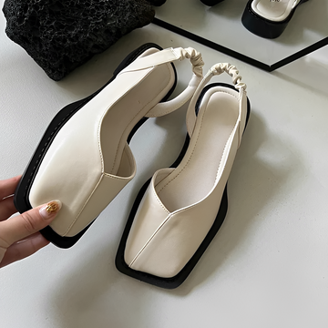 Eileen - Eleganckie Buty z Kwadratowym Czubkiem