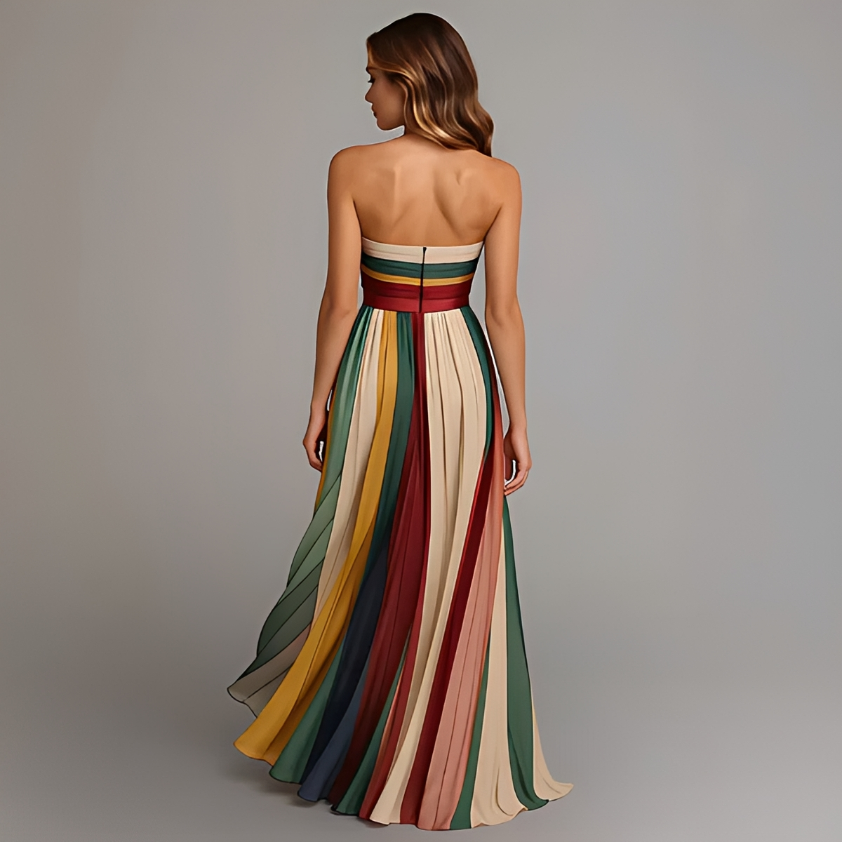 Gracelyn - Elegancka Sukienka Maxi z Tubowym Topem