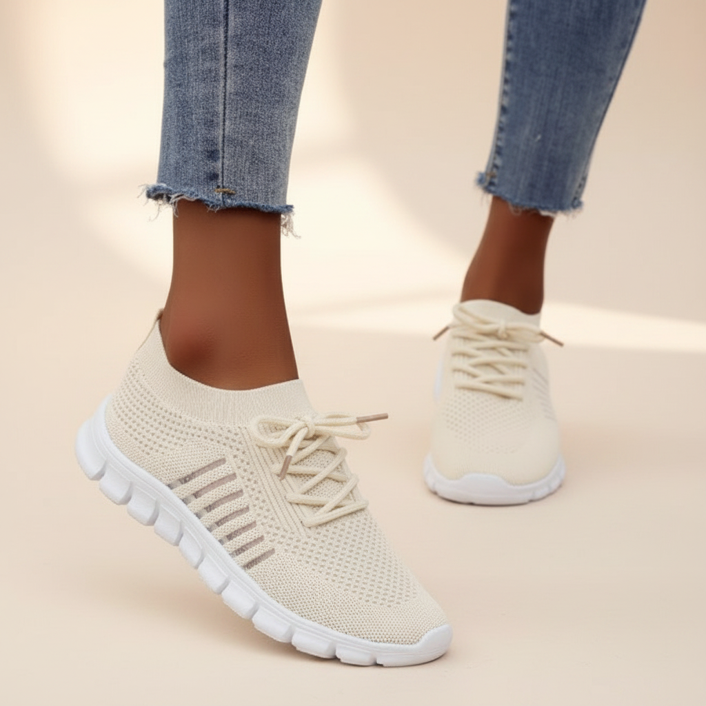 Vicky - Oddychające sznurowane sneakersy
