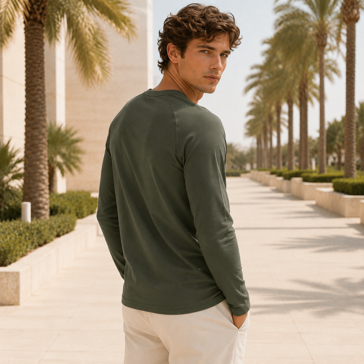 Keyhan - Tradycyjna Koszulka Henley