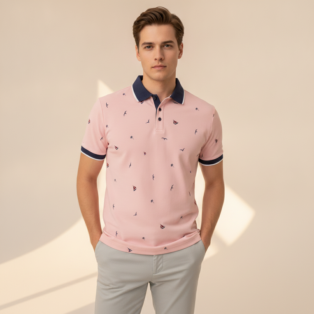Bedario - Stylowa Koszulka Polo na Luzie
