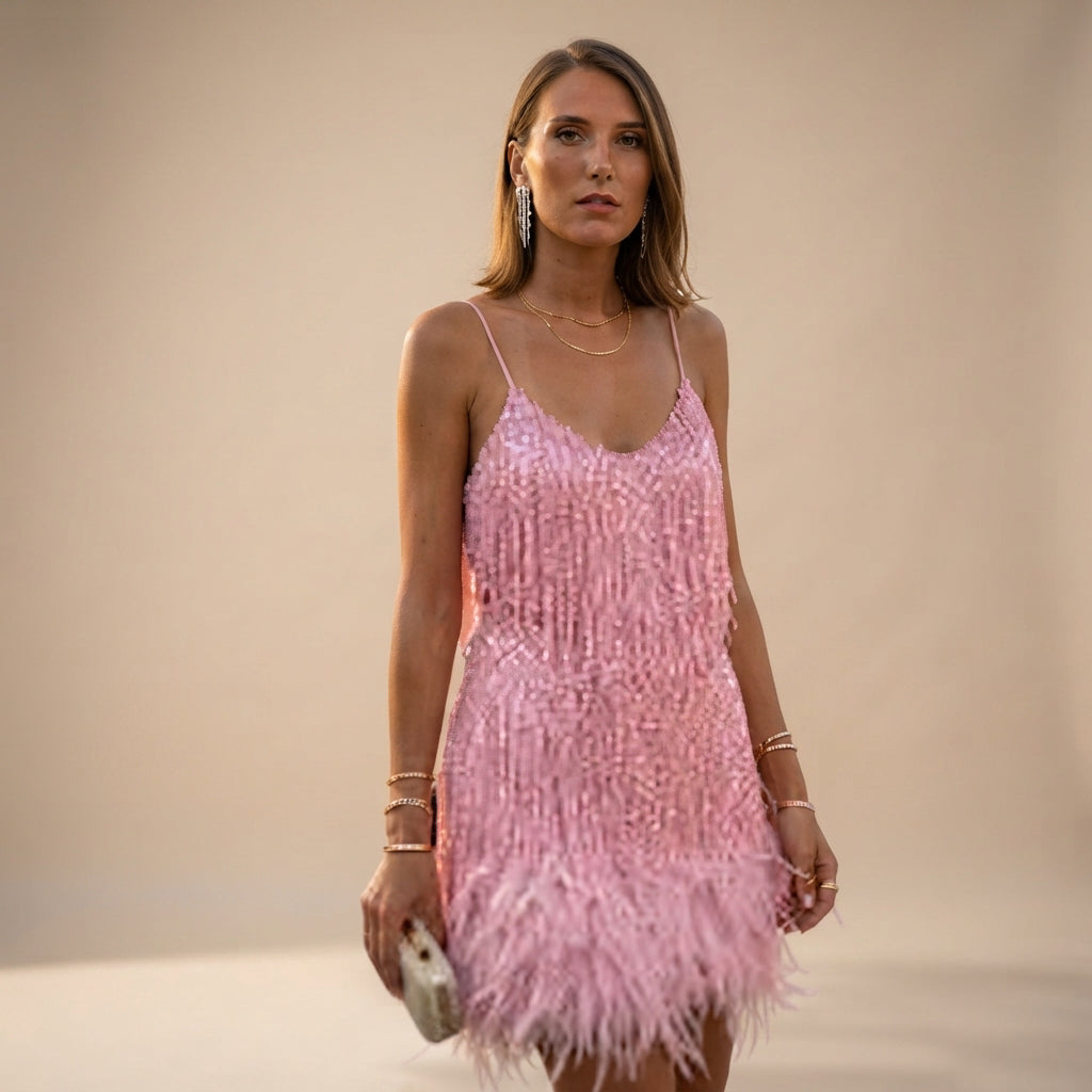 Caryl - Szykowna i Elegancka Krótka Sukienka