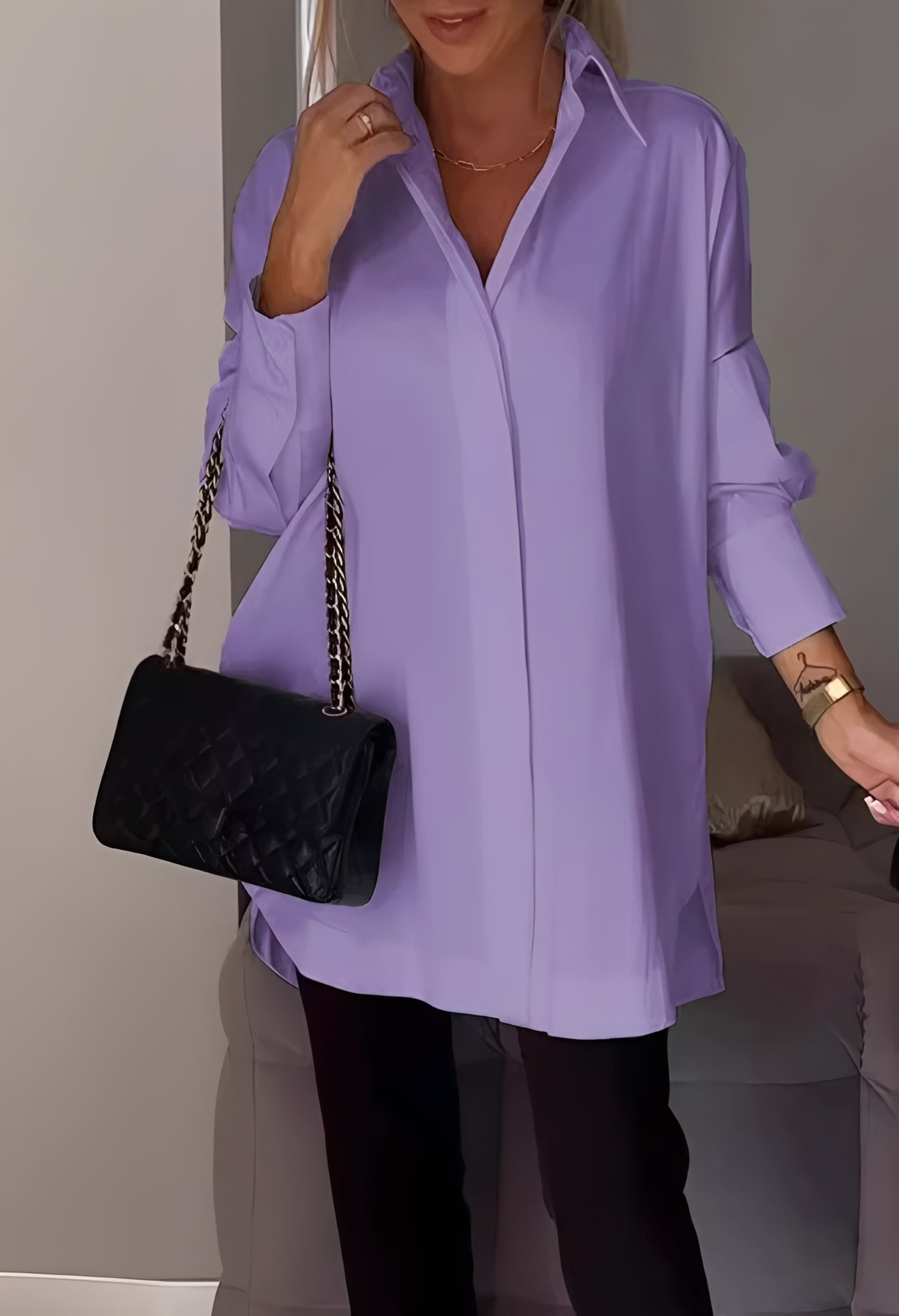 Lauren - Elegancka koszula z długim rękawem