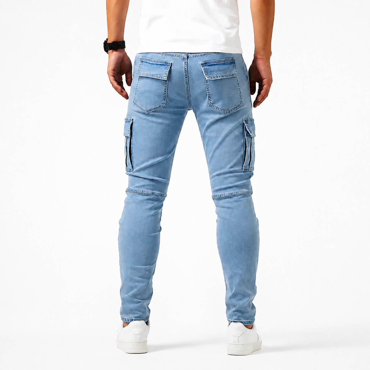 Zilton - Stylowe spodnie cargo slim-fit
