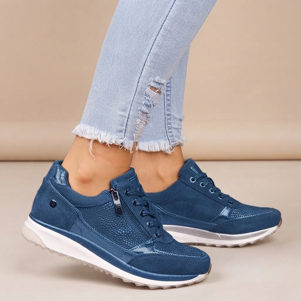 Gayle - Lekkie Sznurowane Sneakersy