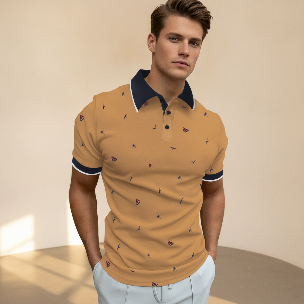 Bedario - Stylowa Koszulka Polo na Luzie