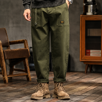 Clyde - Spodnie o Swobodnym Kroju w Vintage Stylu