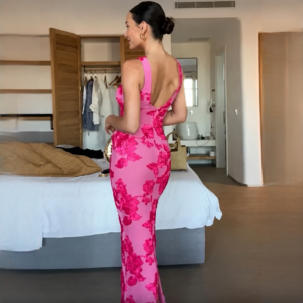 Genecia - Stylowa Zwiewna Sukienka Maxi