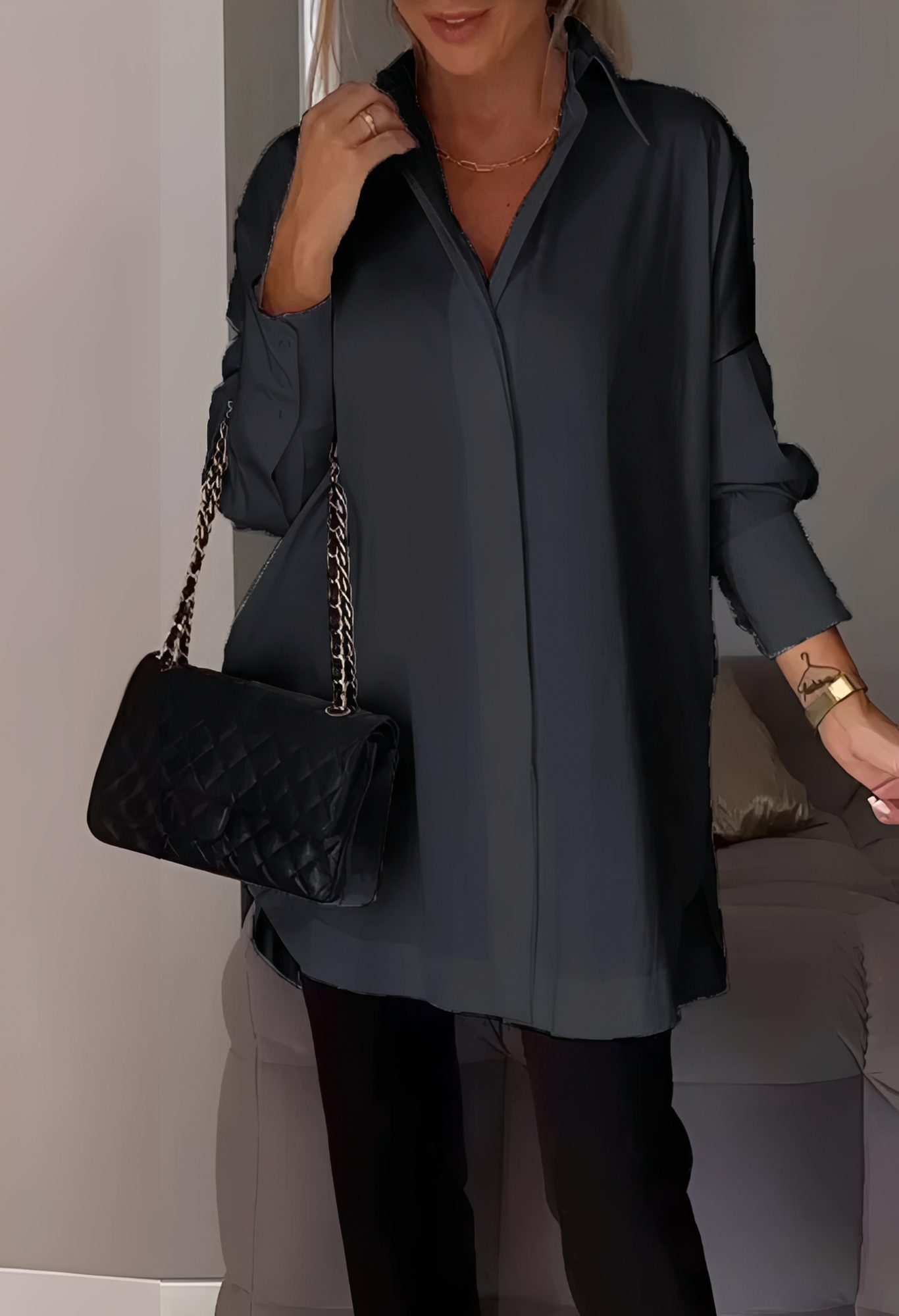 Lauren - Elegancka koszula z długim rękawem