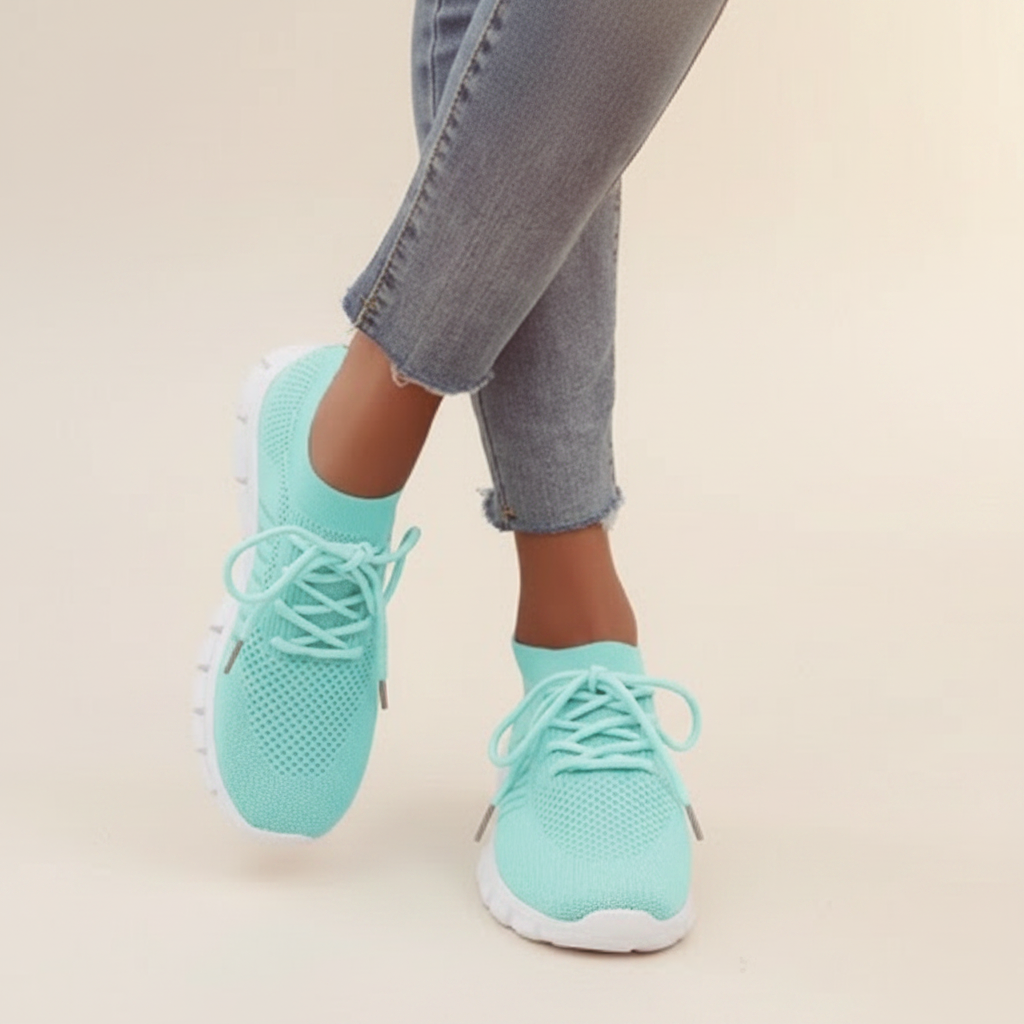 Vicky - Oddychające sznurowane sneakersy