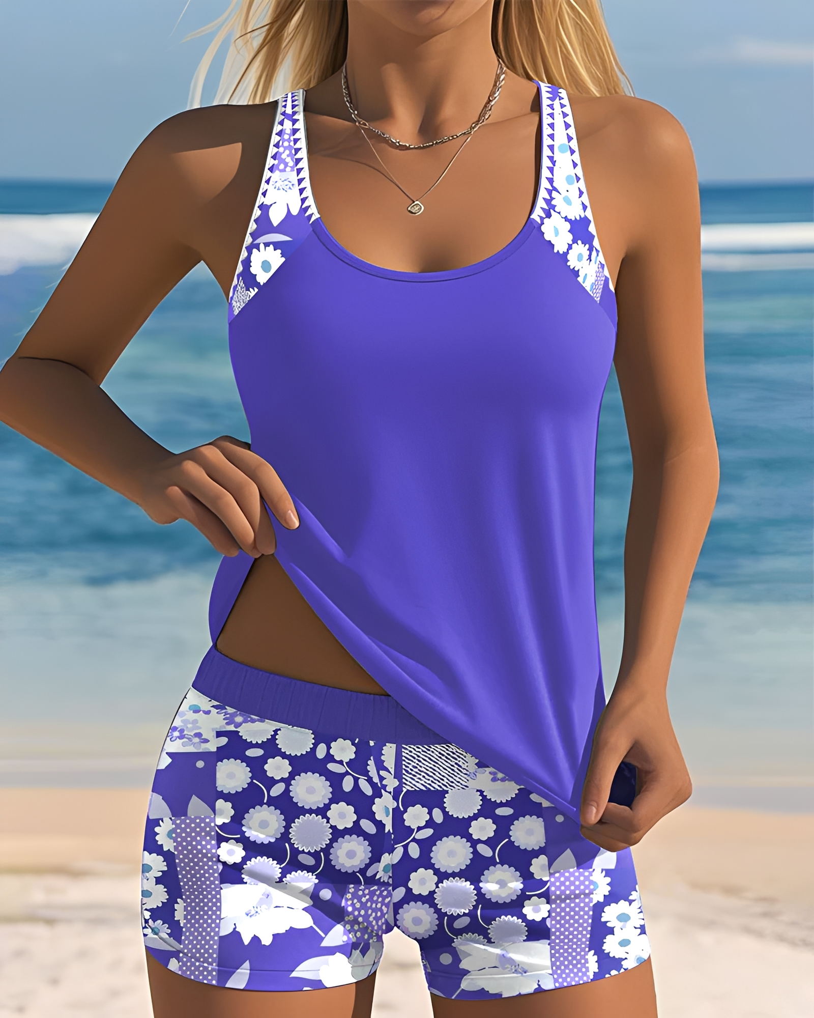 Jasmeen - Nowoczesny Zestaw Tankini