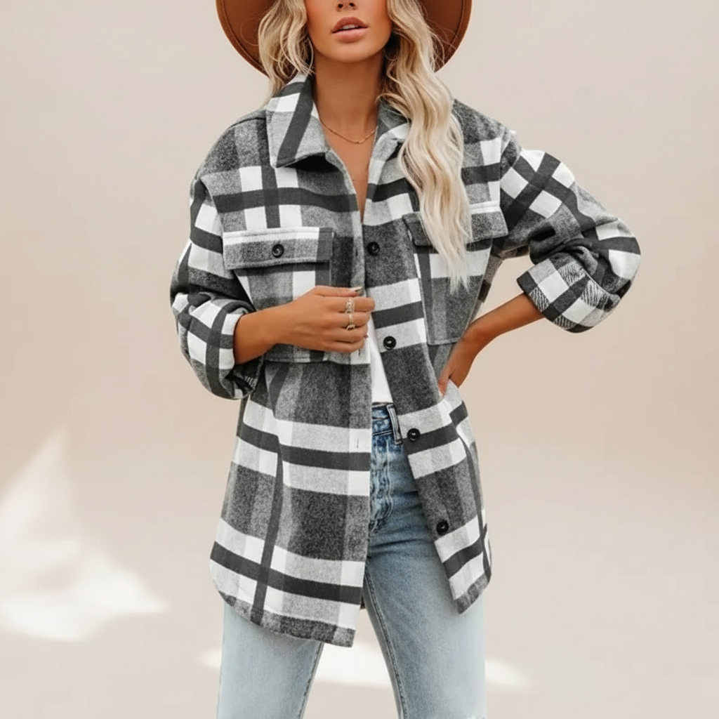 Mailys - Komfortowa Koszula z Guzikami