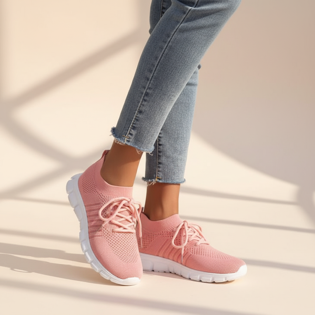 Vicky - Oddychające sznurowane sneakersy
