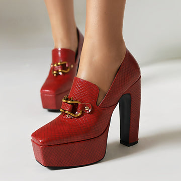 Jennie - Stylowe Grube Obcasy