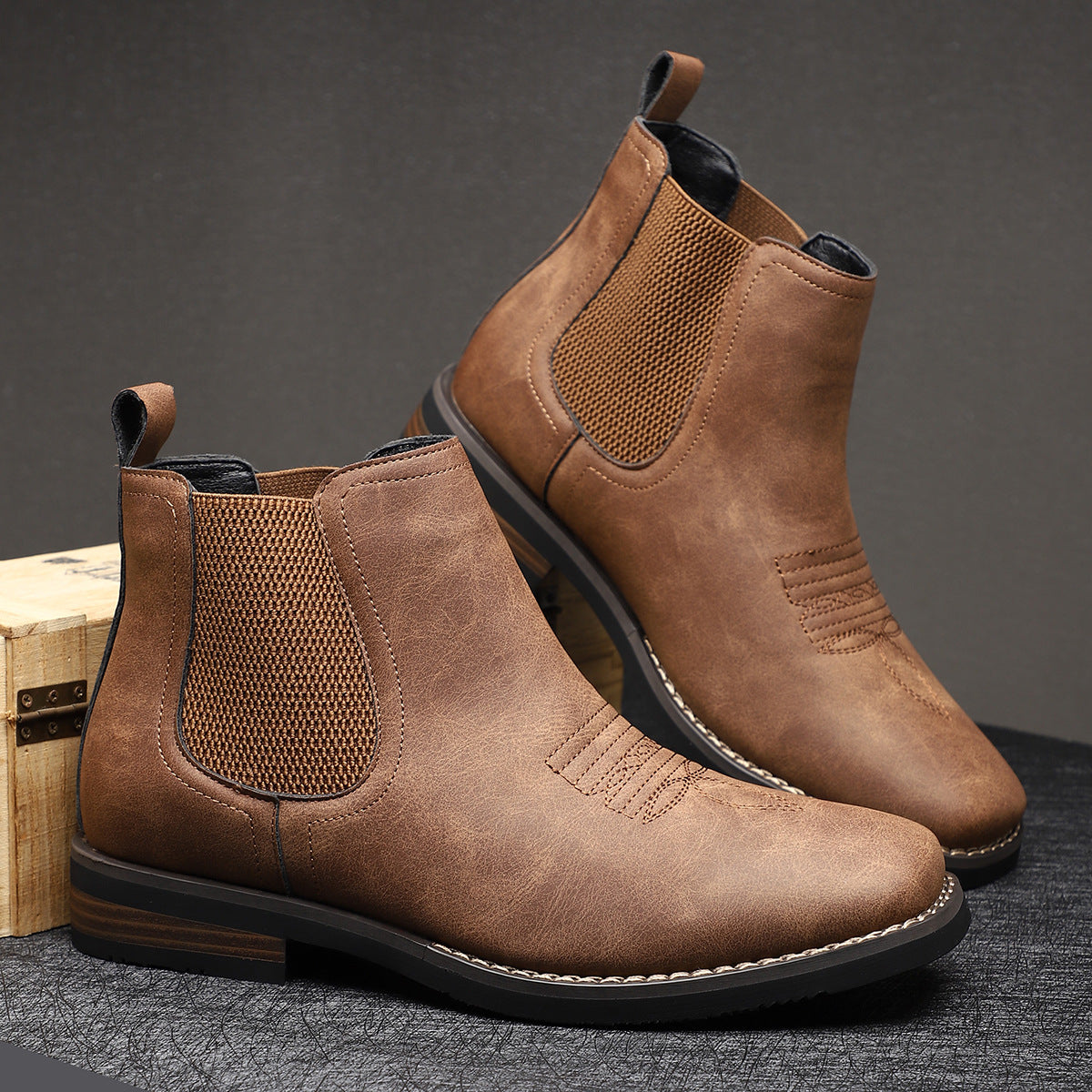Carson - Stylowe Buty do Połowy Łydki