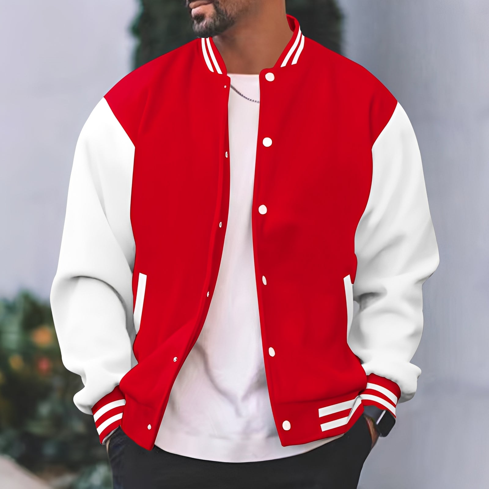 Greg - Stylowa, luźno dopasowana kurtka bomber dla mężczyzn