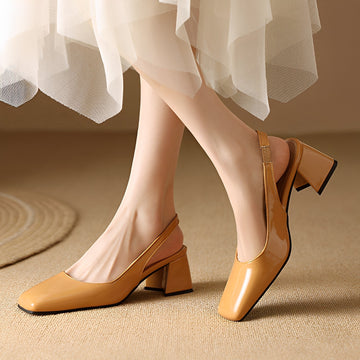 Kristen - Eleganckie buty na kwadratowym obcasie