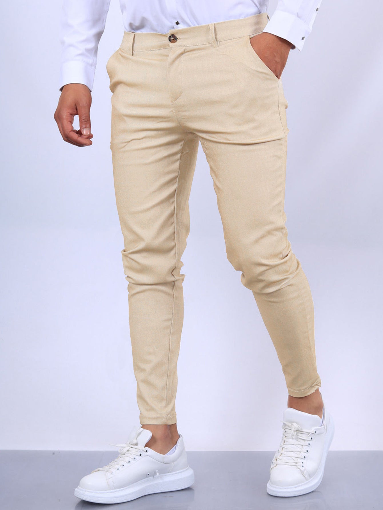Ryan - Swobodne spodnie slim-fit dla mężczyzn