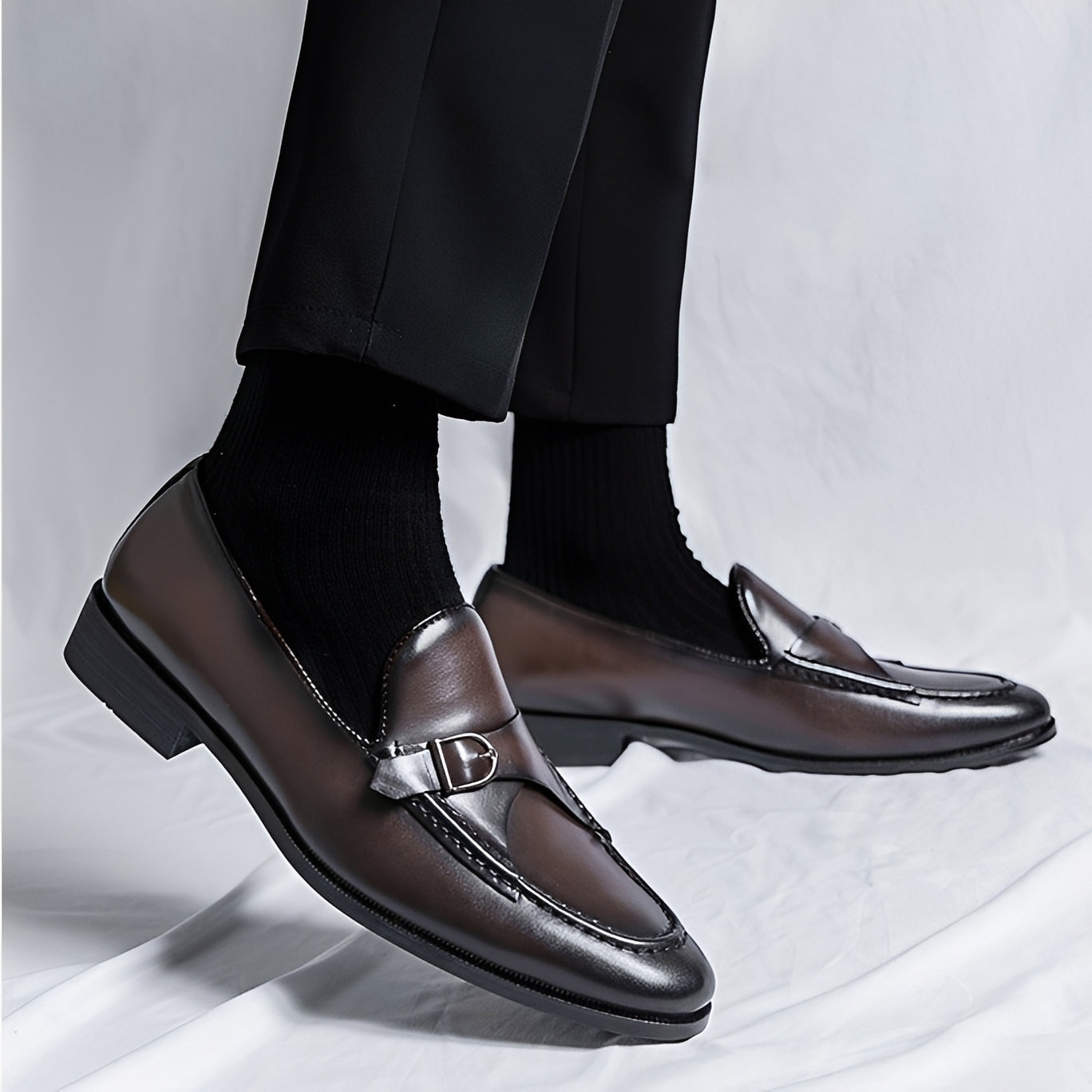 Dillon - Retro formalne loafersy