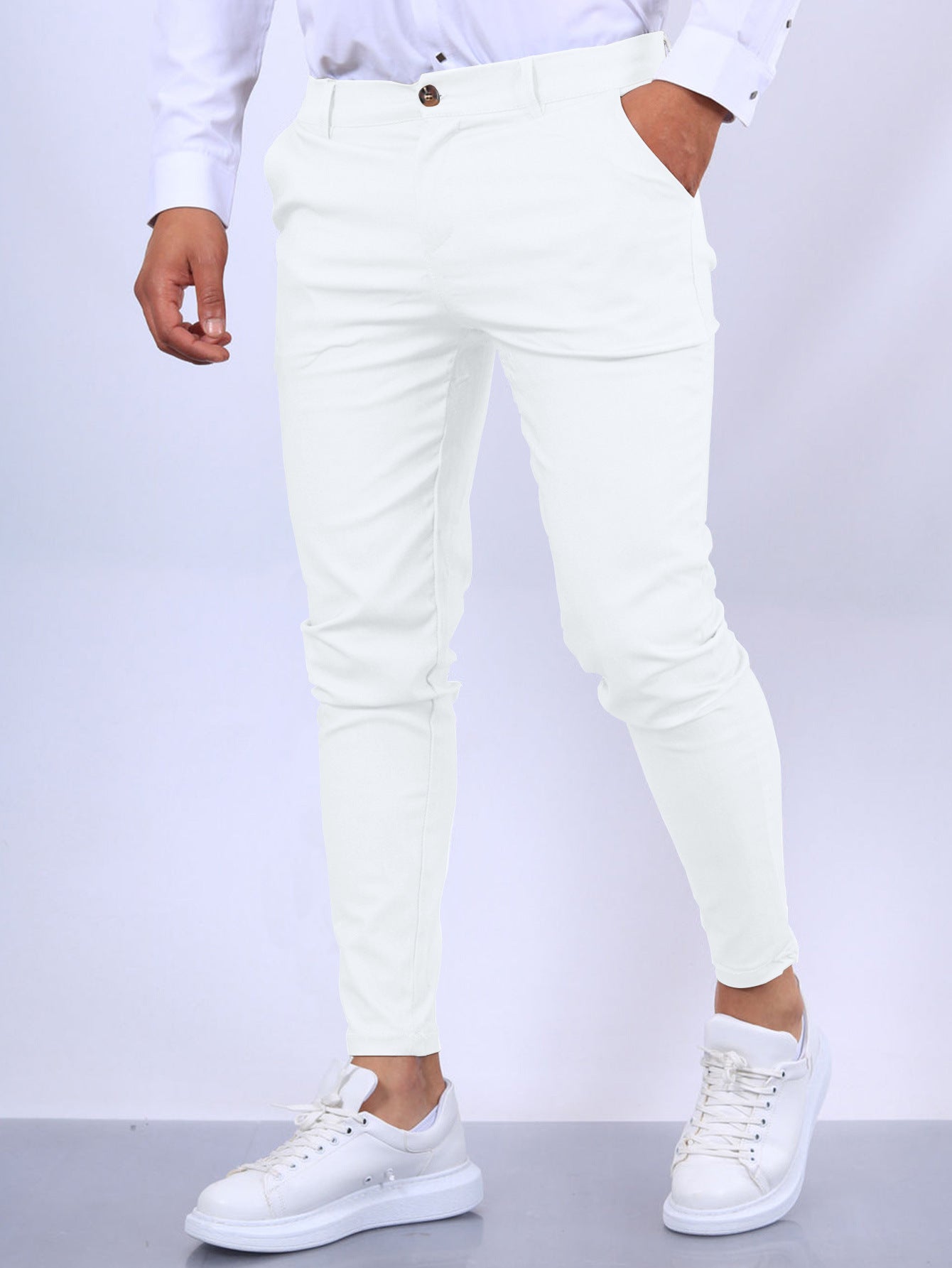 Ryan - Swobodne spodnie slim-fit dla mężczyzn
