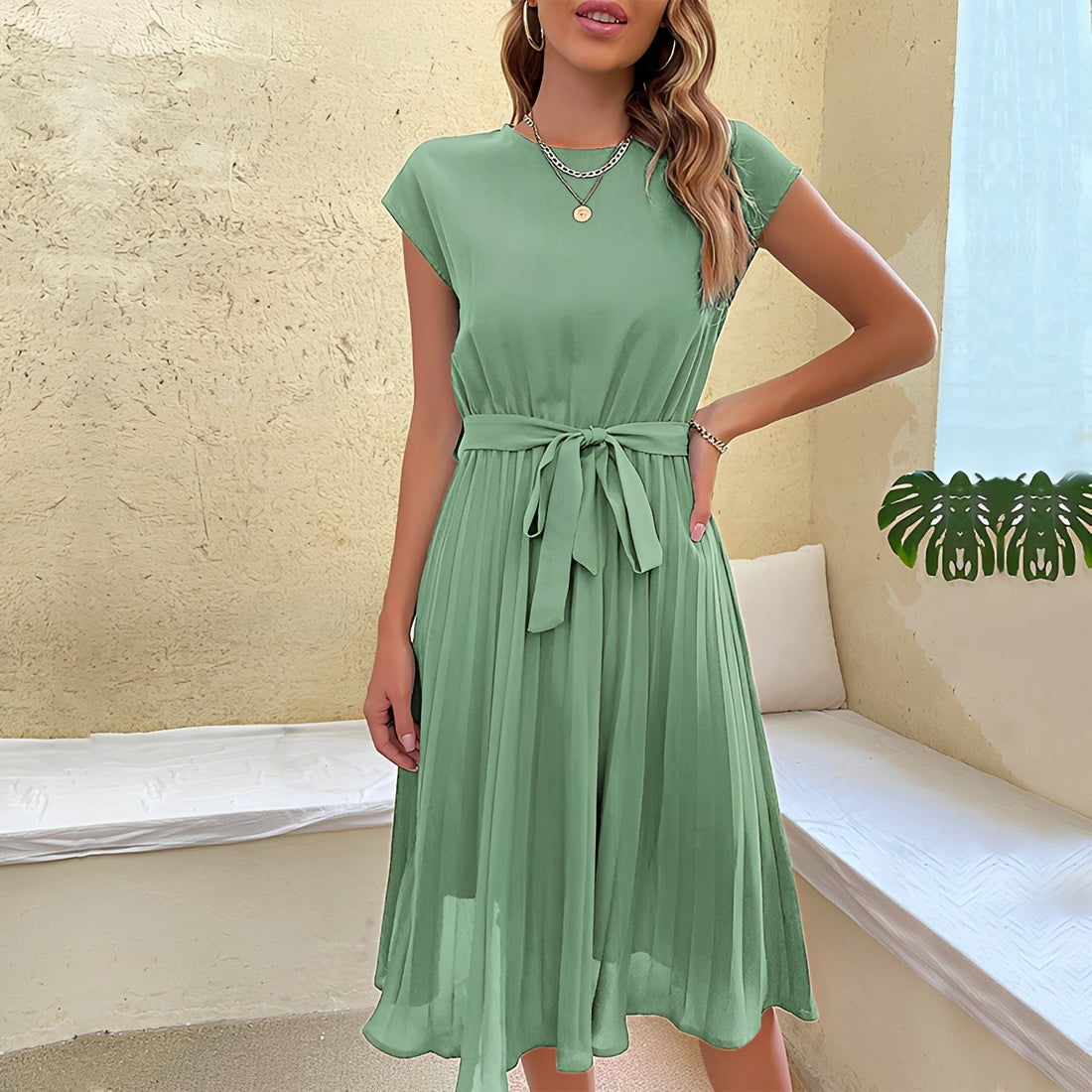 Aimee - Stylowa plisowana sukienka