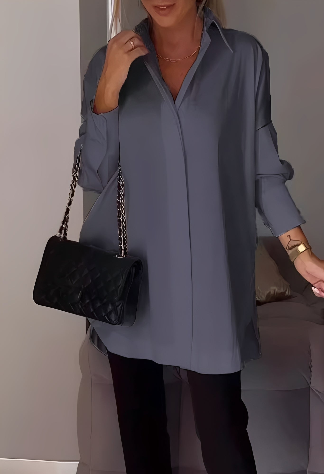 Lauren - Elegancka koszula z długim rękawem