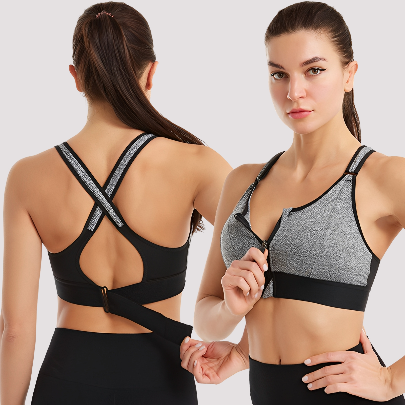 Charlotte - Stylowy biustonosz sportowy