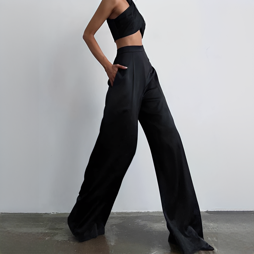 Madison - Oversize spodnie z szerokimi nogawkami