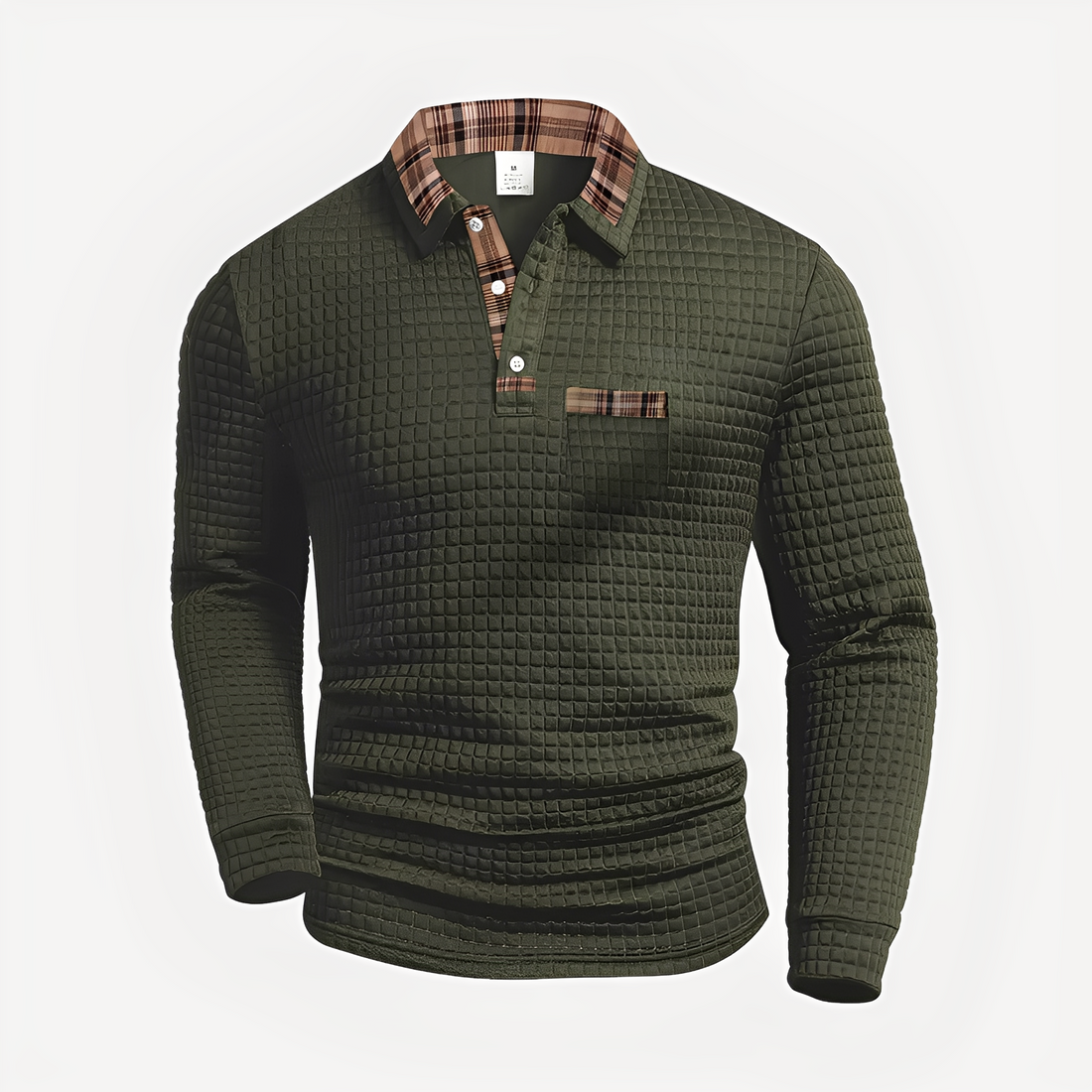 Morris - Stylowa koszulka polo z długim rękawem