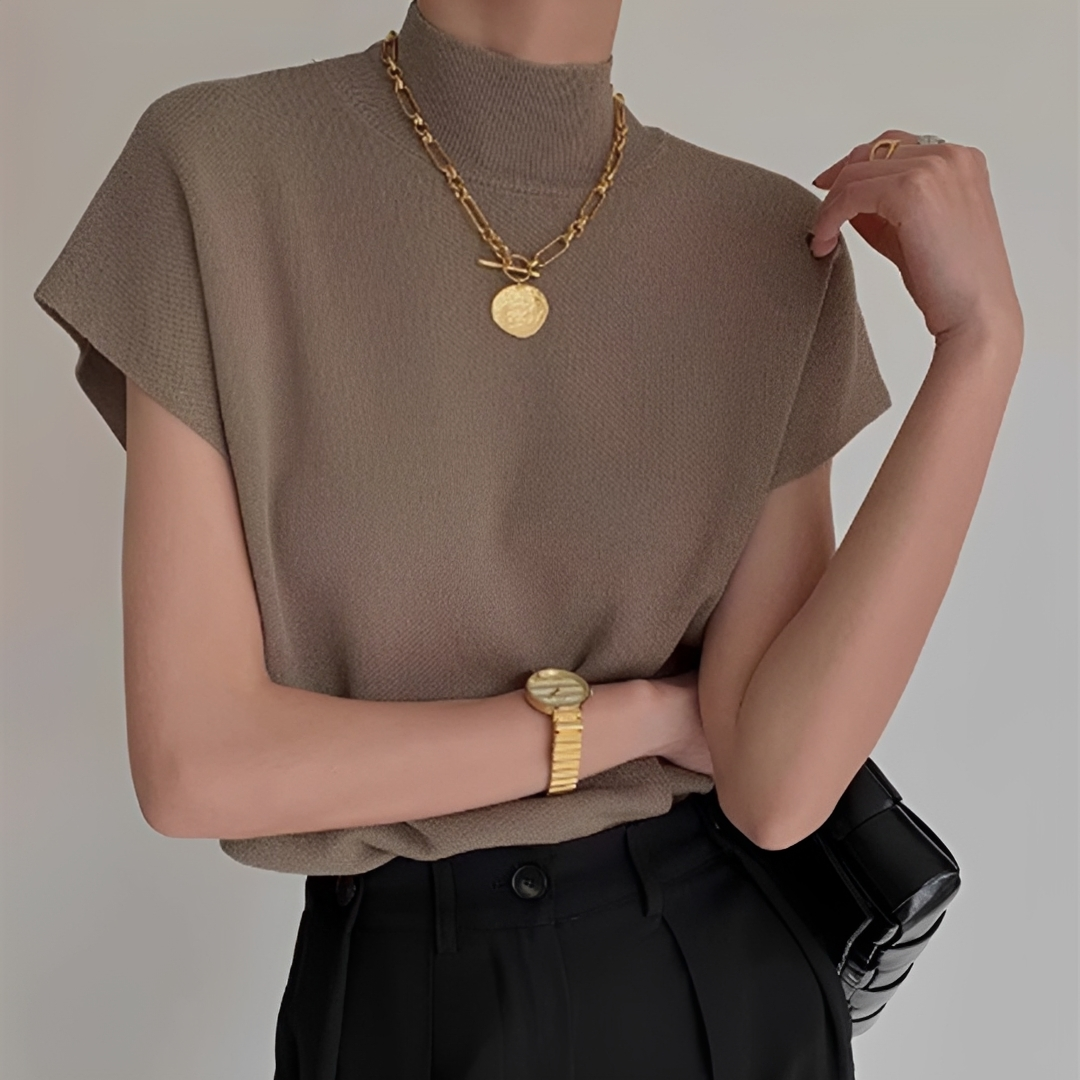 Lesley - Komfortowa bluza z golfem