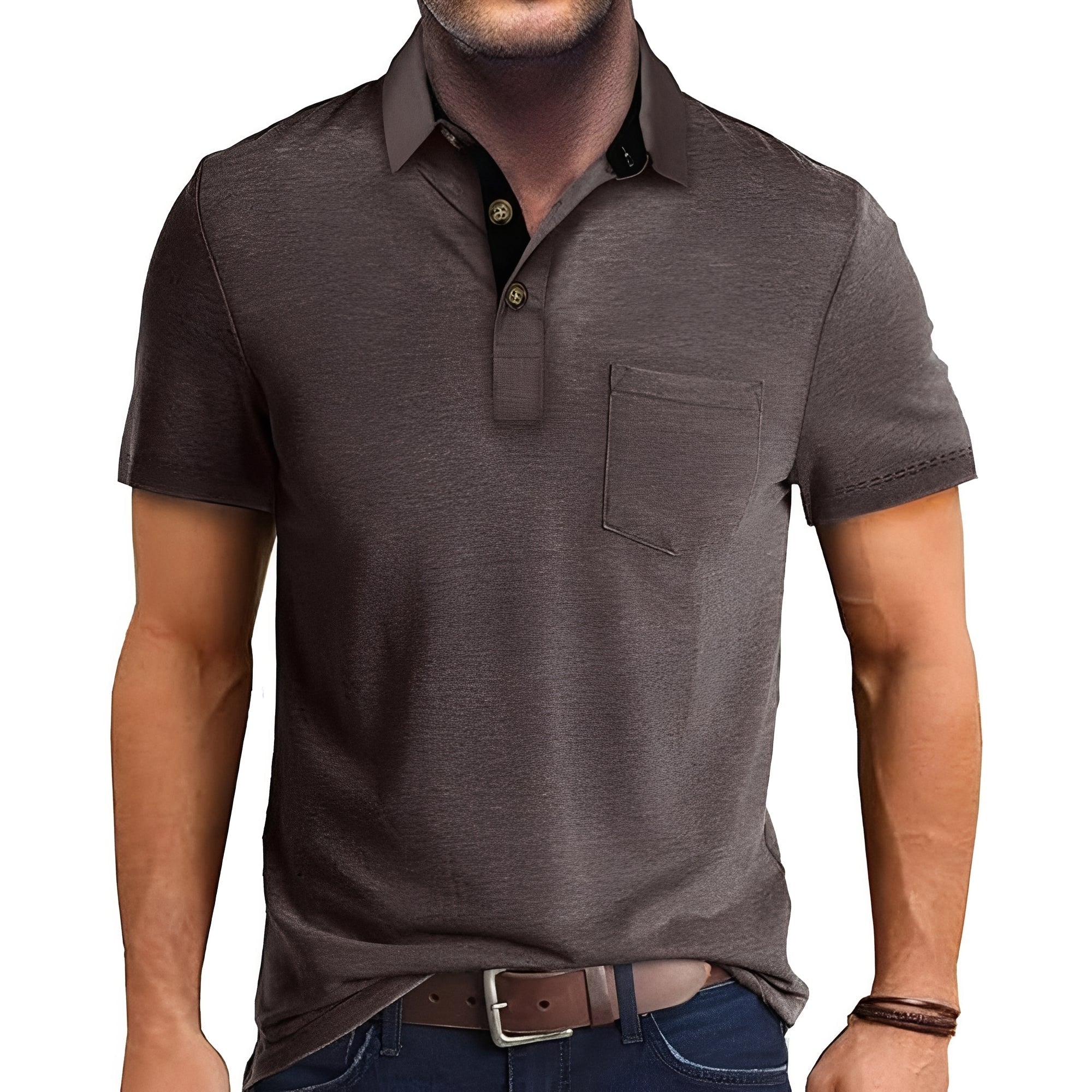 Hobbs - Casualowa Koszulka Polo z Krótkim Rękawem