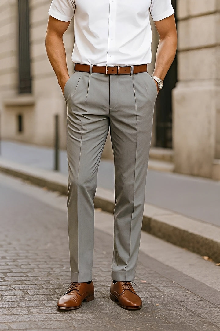 Brandon - Formalne Proste Spodnie