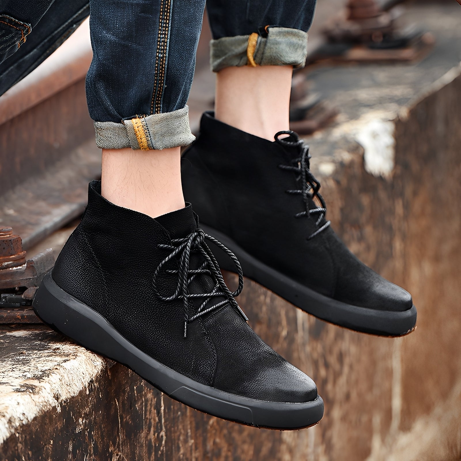 Allen - Casualowe Wysokie Buty