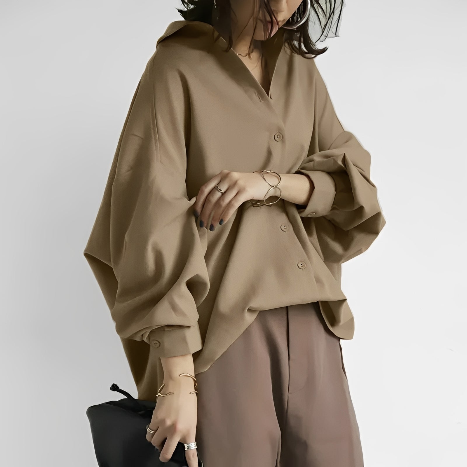 Brittney - Casualowa oversize'owa bluzka