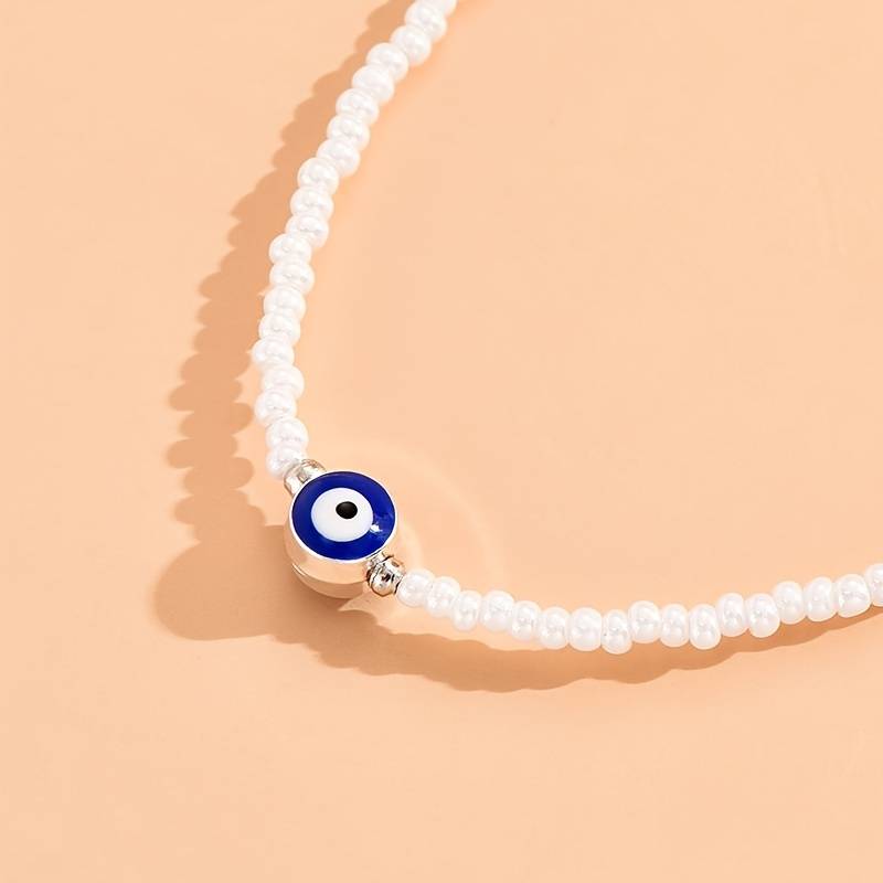 Bransoletka z koralików Evil Eye – bransoletka z koralików z motywem złego oka